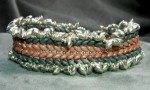 Double Herringbone Bracelet with Superduo Beads