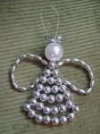 Easy Beaded Angel Ornament