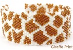 Giraffe Brick Stitch Bracelet