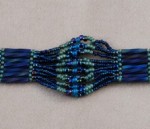 Scalloped Brick Stitch Bracelet