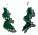 Bead Crochet Helix Earrings