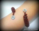 Coiled Wire Bangle Jewelry Making Tutorial