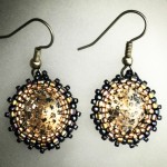 Bead Weaving Bud Earrings