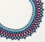 Beaded Crystal Net Necklace