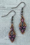 Free Beading Pattern Elinor Earrings