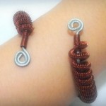 Coiled Wire Bangle Jewelry Making Tutorial