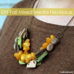 Fall Mixed Media DIY Chunky Necklace