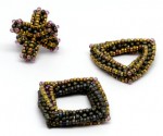 Cubic Right Angle Weave with Beads