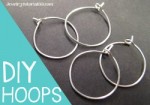 How to Make Hoop Earrings / Wine Charm Rings