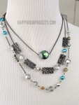 Boho Embossed Layered Necklace