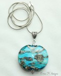 Unique Pendant With Art Beads